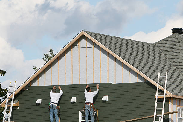 Professional Siding Installation technician working in Fairhope, PA